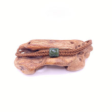 Load image into Gallery viewer, Brown Cord Single Beaded Bracelet
