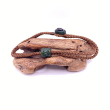 Load image into Gallery viewer, Brown Cord Single Beaded Bracelet
