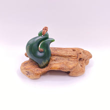 Load image into Gallery viewer, Putiputi Hei Matau Hook Pendant
