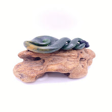 Load image into Gallery viewer, Pikorua Twist  and Koru Combination Pendant
