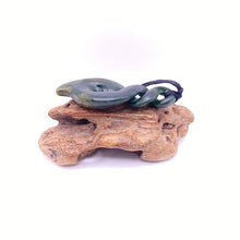 Load image into Gallery viewer, Pikorua Twist  and Koru Combination Pendant
