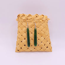 Load image into Gallery viewer, Kawakawa Roimata Drop Earrings
