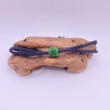 Load image into Gallery viewer, Black Cord Single Beaded Bracelet
