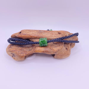 Black Cord Single Beaded Bracelet