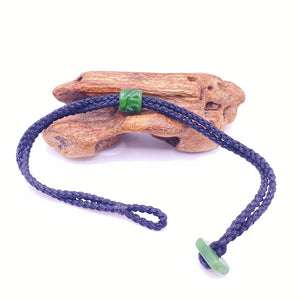 Black Cord Single Beaded Bracelet