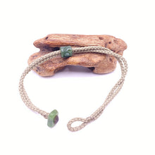 Load image into Gallery viewer, Green Cord Single Beaded Bracelet
