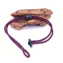 Load image into Gallery viewer, Maroon Cord Single Beaded Bracelet
