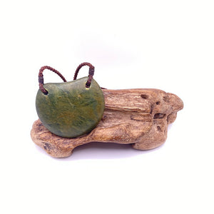 Flower Jade Roimata Drop Pendant