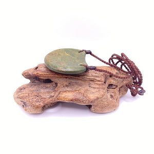Flower Jade Roimata Drop Pendant