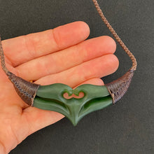 Load image into Gallery viewer, Double Koru Choker Pendant

