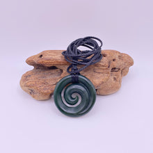 Load image into Gallery viewer, Medium Dark Koru Pendant
