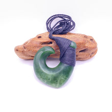 Load image into Gallery viewer, Kokopu Snood Bound Hei Matau Pendant
