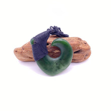 Load image into Gallery viewer, Kokopu Snood Bound Hei Matau Pendant
