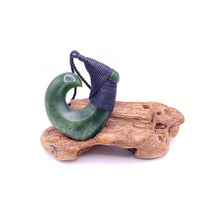 Load image into Gallery viewer, Kokopu Snood Bound Hei Matau Pendant
