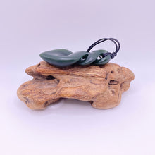 Load image into Gallery viewer, Kawakawa Double Pikorua Twist Pendant
