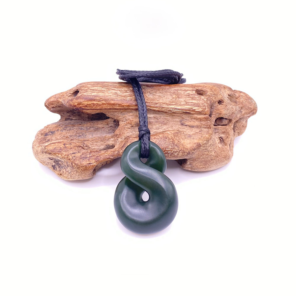 Dark Single Pikorua / Twist Pendant