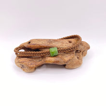 Load image into Gallery viewer, Brown Cord Single Beaded Bracelet

