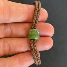 Load image into Gallery viewer, Brown Cord Single Beaded Bracelet
