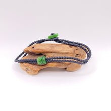Load image into Gallery viewer, Black Cord Single Beaded Bracelet
