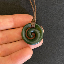 Load image into Gallery viewer, Small Kahurangi Koru Pendant
