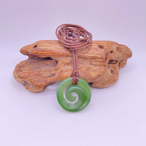 Small Inanga Koru Pendant