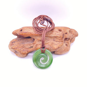 Small Inanga Koru Pendant