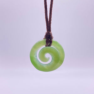 Small Inanga Koru Pendant