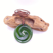 Load image into Gallery viewer, Kahurangi Double Spiral Koru Pendant
