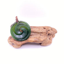 Load image into Gallery viewer, Kahurangi Double Spiral Koru Pendant
