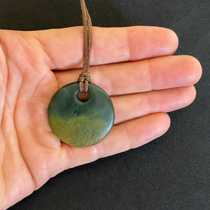 Marsden Flower Jade Porohita Pendant