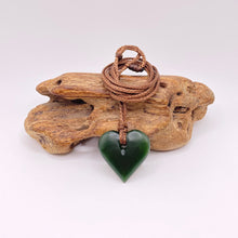 Load image into Gallery viewer, Kawakawa Heart Pendant
