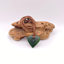 Load image into Gallery viewer, Kawakawa Heart Pendant
