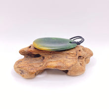 Load image into Gallery viewer, Dark Marsden Flower Jade Roimata Drop Pendant
