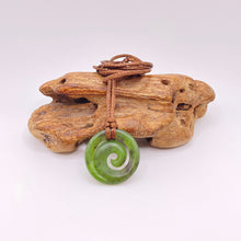 Load image into Gallery viewer, Small Martyr River Pounamu Koru Pendant
