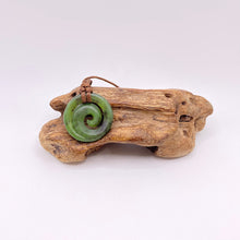 Load image into Gallery viewer, Small Martyr River Pounamu Koru Pendant
