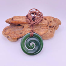 Load image into Gallery viewer, Kawakawa Koru Pendant
