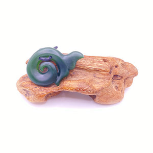 Whale Tail Koru Pendant