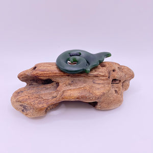 Whale Tail Koru Pendant