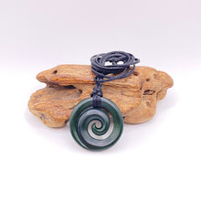Load image into Gallery viewer, Medium Dark Koru Pendant
