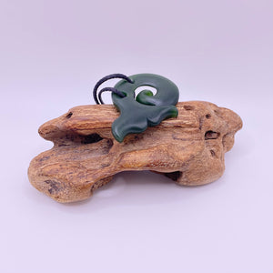 Whale Tail Koru Pendant