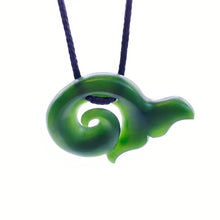 Load image into Gallery viewer, Whale Tail Koru Pendant
