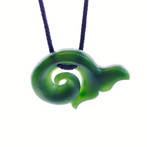 Whale Tail Koru Pendant