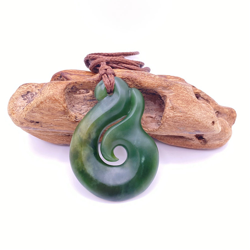 Whale Tail Hei Matau / Hook Pendant