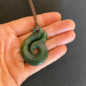 Whale Tail Hei Matau / Hook Pendant