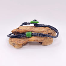 Load image into Gallery viewer, Black Cord Single Beaded Bracelet
