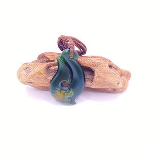 Putiputi Hei Matau Pendant