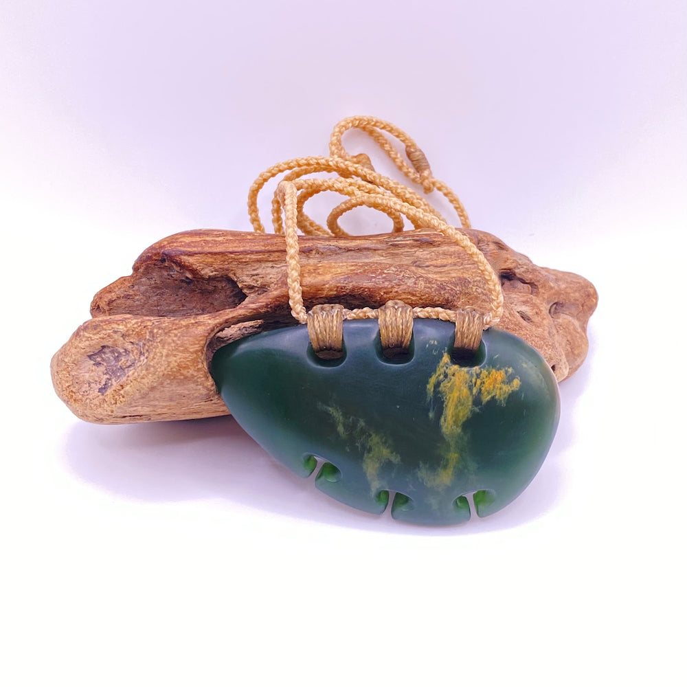 Bound Flower Jade Breastplate