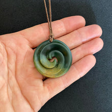 Load image into Gallery viewer, Putiputi Double Spiral Koru Pendant
