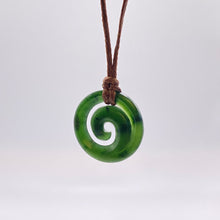 Load image into Gallery viewer, Small Kawakawa Koru Pendant
