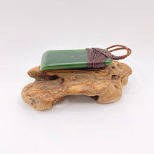 Load image into Gallery viewer, Kawakawa Cross-bound Toki Pendant
